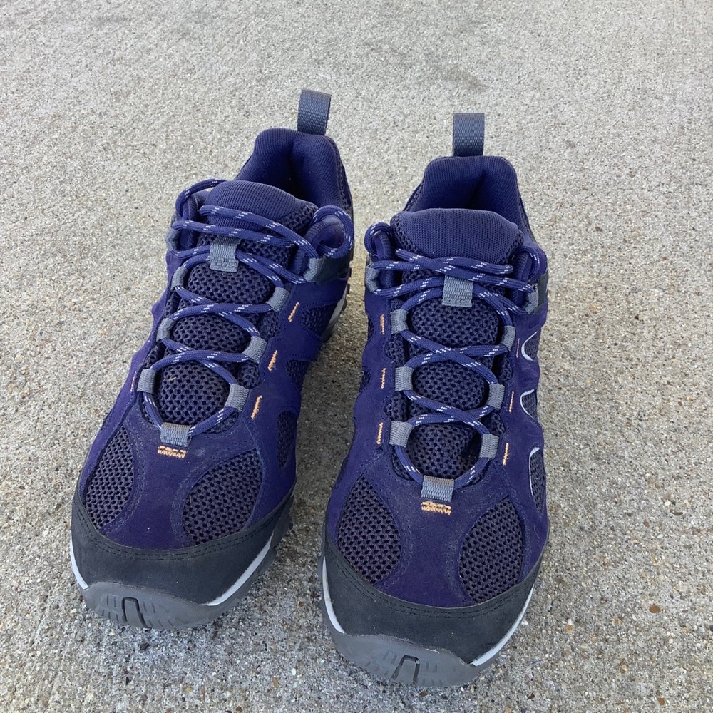 Merrell Alverstone Womens Hiking Shoes Purple Suede Mesh Low Top J037616‎ 9.5 - Picture 5 of 16